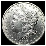 1887-O Silver Morgan Dollar CHOICE AU