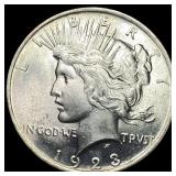1923 Silver Peace Dollar SUPERB GEM BU