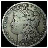 1891-O Silver Morgan Dollar NEARLY  UNCIRCULATED