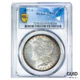 1897-S Morgan Silver Dollar PCGS MS63