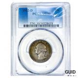 1932-D Washington Silver Quarter PCGS VG10