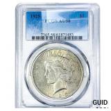 1925 Silver Peace Dollar PCGS AU58