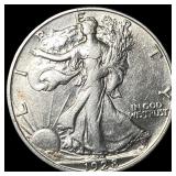 1928-S Silver Walking Liberty Half Dollar  CLOSEL