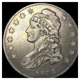 1834 Capped Bust Half Dollar LIGHTLY  CIRCULATED