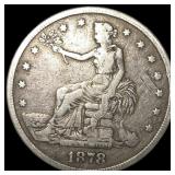 1878-S Silver Trade Dollar LIGHTLY CIRCULATED