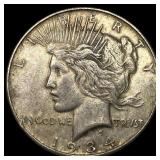 1934 Silver Peace Dollar CLOSELY UNCIRCULATED
