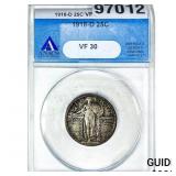 1918-D Standing Liberty Quarter ANACS VF30