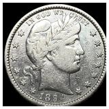 1894-S Silver Barber Quarter CLOSELY UNCIRCULATED