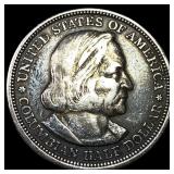 1893 Silver Columbian Half Dollar NEARLY UNCIRCULA