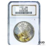 1897 Morgan Silver Dollar NGC MS63
