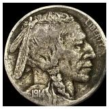 1914-D Buffalo Nickel LIGHTLY CIRCULATED