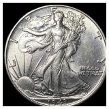 1943 Walking Liberty Half Dollar CHOICE BU