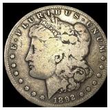 1892-S Silver Morgan Dollar LIGHTLY CIRCULATED