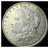 1891-S Silver Morgan Dollar CLOSELY UNCIRCULATED