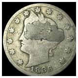 1886 Liberty Head Nickel NICELY CIRCULATED