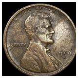 1909-S Lincoln Wheat Cent CLOSELY UNCIRCULATED