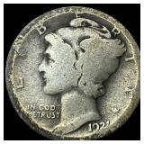 1921 Mercury Dime NICELY CIRCULATED
