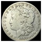 1892-S Silver Morgan Dollar LIGHTLY CIRCULATED