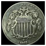 1873 Shield Nickel CLOSELY UNCIRCULATED
