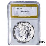 1926-D Silver Peace Dollar PGA MS63