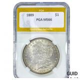 1889 Morgan Silver Dollar PGA MS66