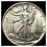 1943 Silver Half Dollar (Walking Liberty) GEM BU