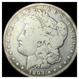 1893-O Silver Morgan Dollar LIGHTLY CIRCULATED