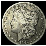 1892-CC Silver Morgan Dollar LIGHTLY CIRCULATED