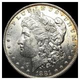 1881-S Silver Morgan Dollar CHOICE BU