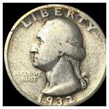 1932-D Silver Washington Quarter LIGHTLY CIRCULATE