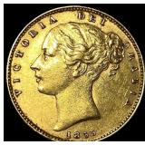 1855 Gold Sovereign Victoria CHOICE BU