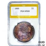 1900 Morgan Silver Dollar PGA MS66