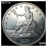 1877-S Silver Trade Dollar UNCIRCULATED +