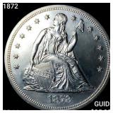 1872 Seated Liberty Dollar GEM PROOF