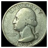 1932-S Silver Washington Quarter NEARLY UNCIRCULAT