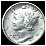 1918-S Silver Mercury Dime CLOSELY UNCIRCULATED