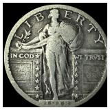 1928-S Silver Standing Liberty Quarter LIGHTLY CIR