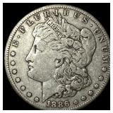 1886-Silver Morgan Dollar NEARLY UNCIRCULATED