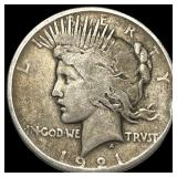 1921 Silver Peace Dollar NICELY CIRCULATED