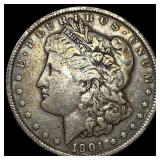 1901 Silver Morgan Dollar LIGHTLY CIRCULATED