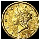 1851 Gold $1 Type 1 CHOICE AU