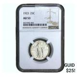 1923 Standing Liberty Quarter NGC AU53