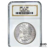 1881-S Morgan Silver Dollar NGC MS66