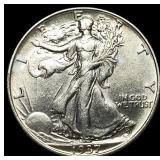 1937 Walking Liberty Half Dollar CHOICE BU