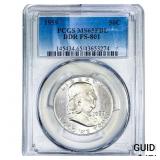 1959 Franklin Half Dollar PCGS MS65 FBL DDR