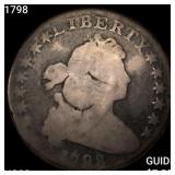 1798 Draped Bust Dollar NICELY CIRCULATED