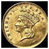 1856 Gold $1 Indian Princess Head UNCIRCULATED