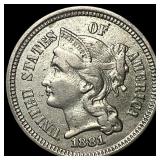 1881 Nickel Three-Cent Piece UNCIRCULATED