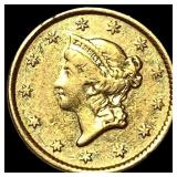 1853 Gold $1 Type 1 CLOSELY UNCIRCULATED