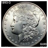 1893-O Morgan Silver Dollar CHOICE AU